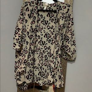Animal print Kimono
